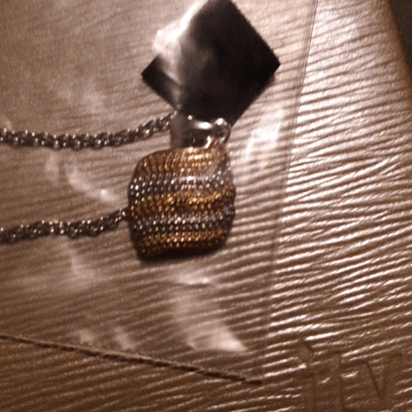 Diamond Pendant with Chain - Picture 3 of 3